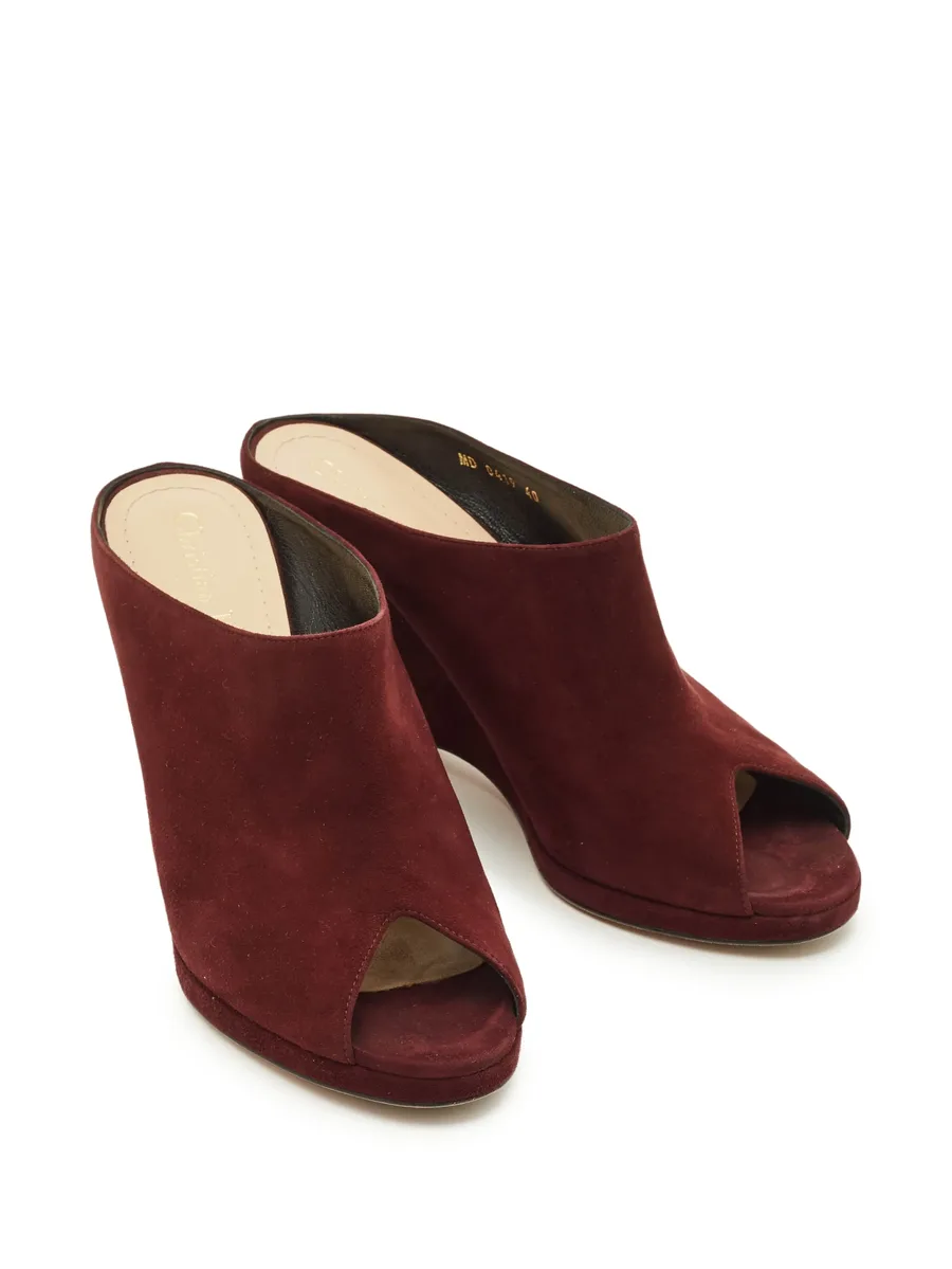 open-toe wedge sandals 9