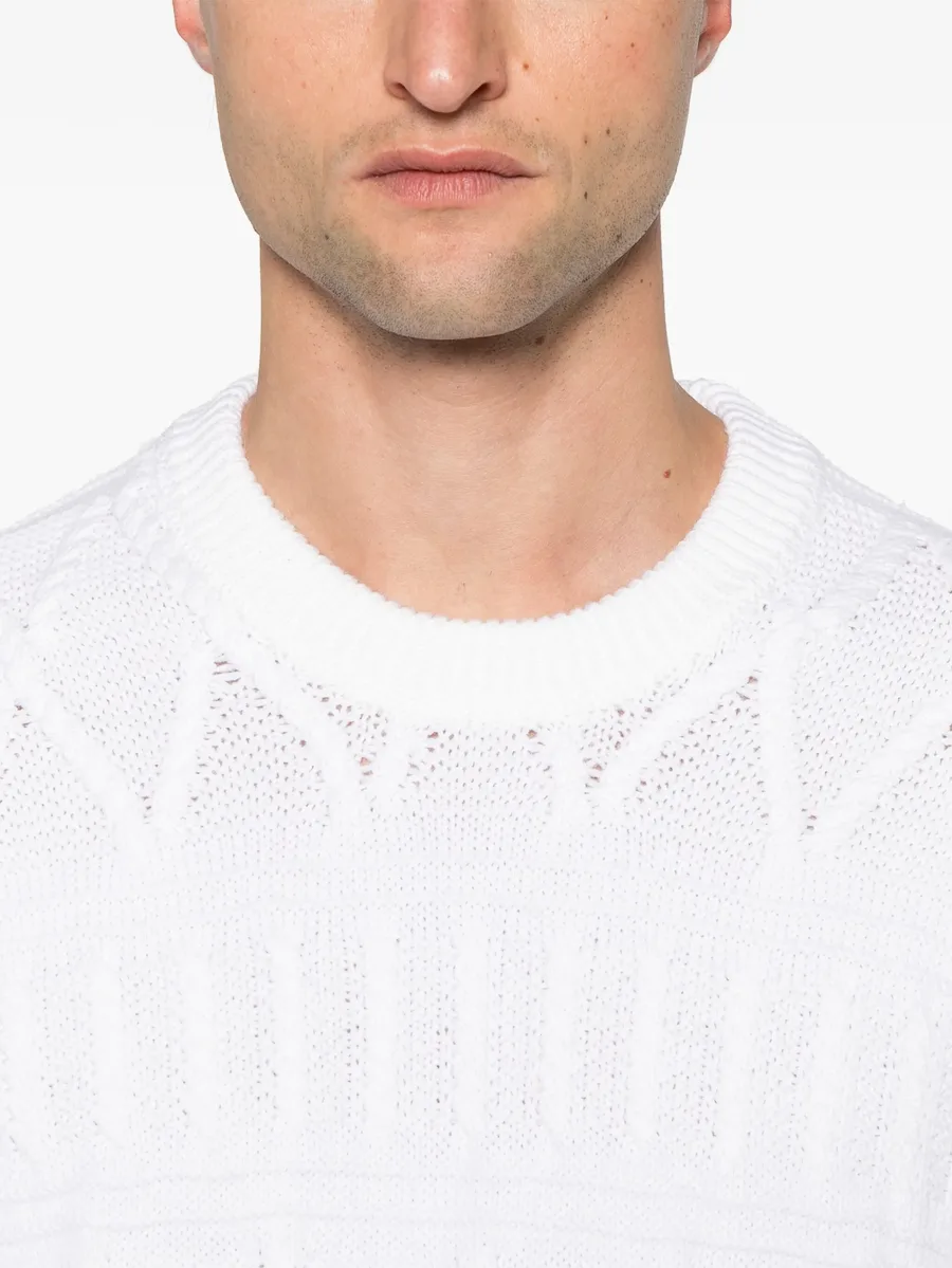cable-knit sweater 10