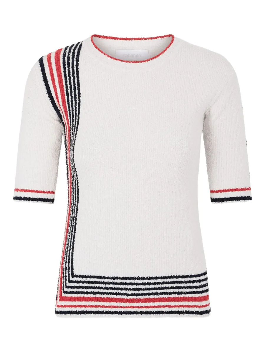 striped knitted top 1