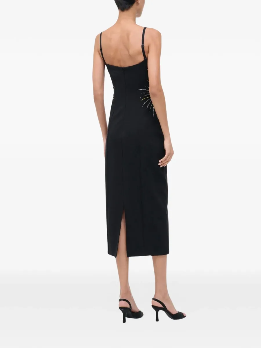 Britney embellished-detail midi dress 7
