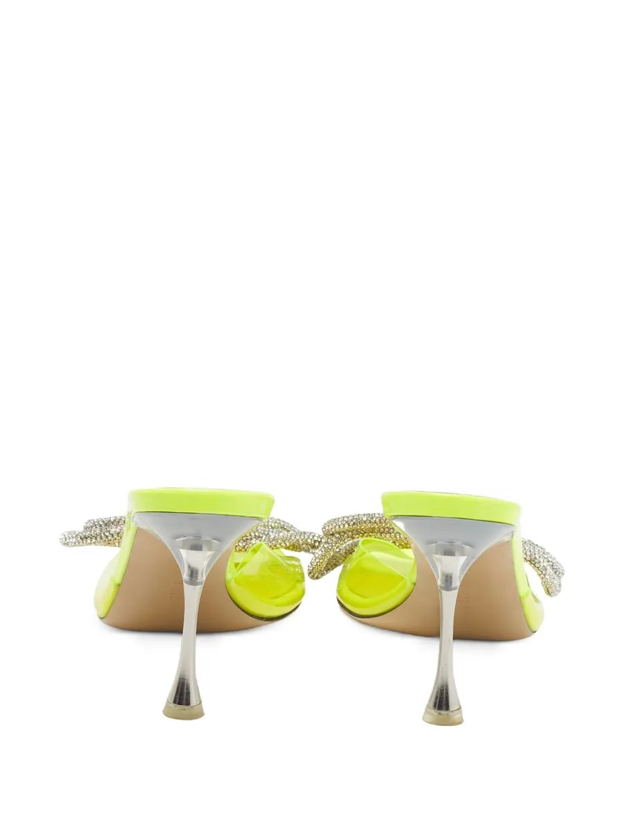Double Bow crystal-embellished sandals 4