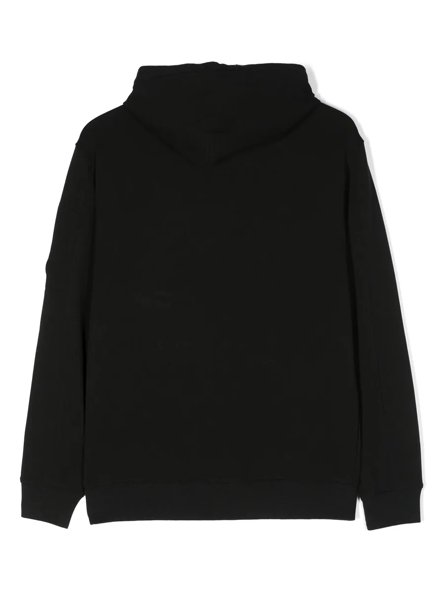 Lens-appliqué hoodie 3