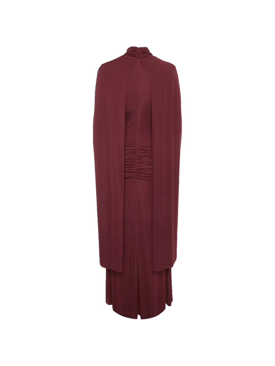 cape-detail maxi dress 3