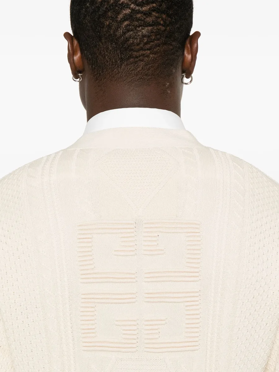 4G cable-knit cardigan 10