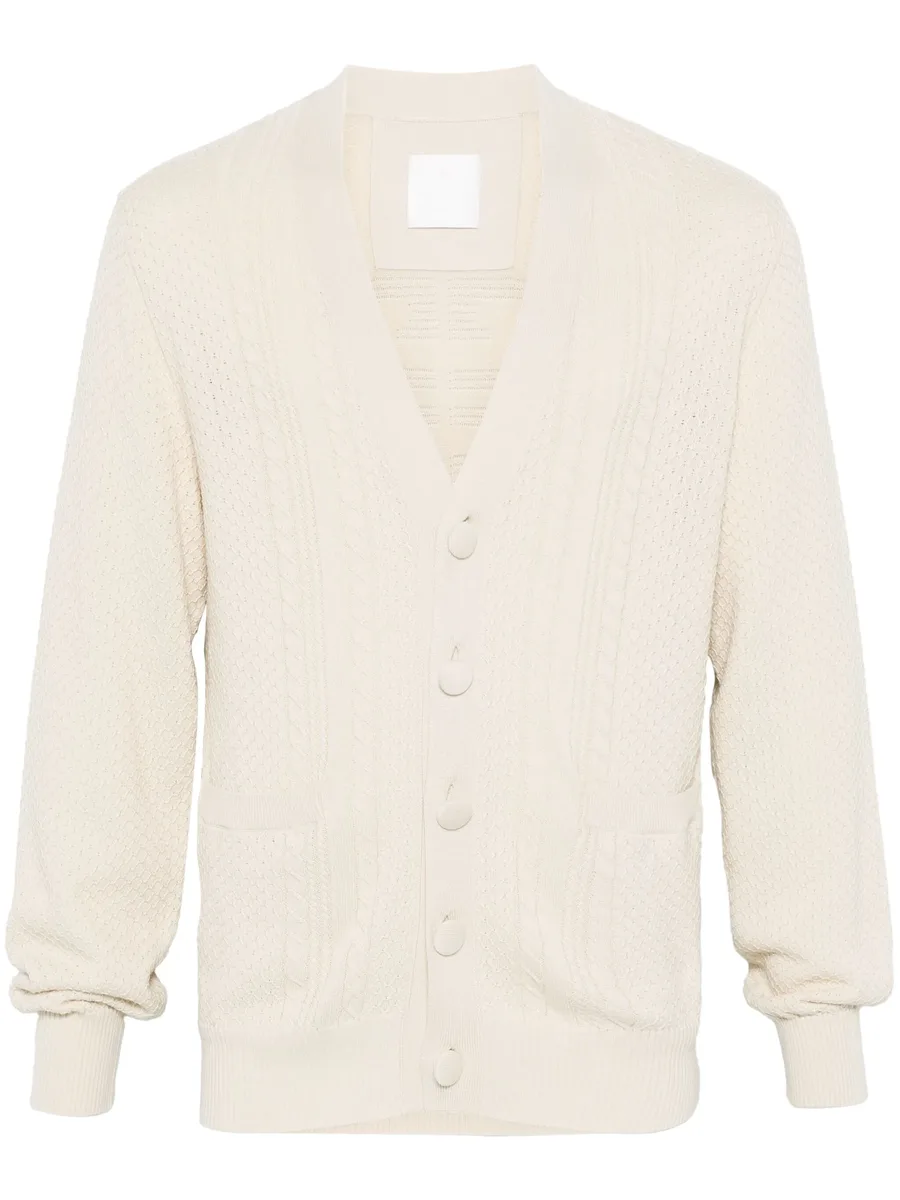 4G cable-knit cardigan 1