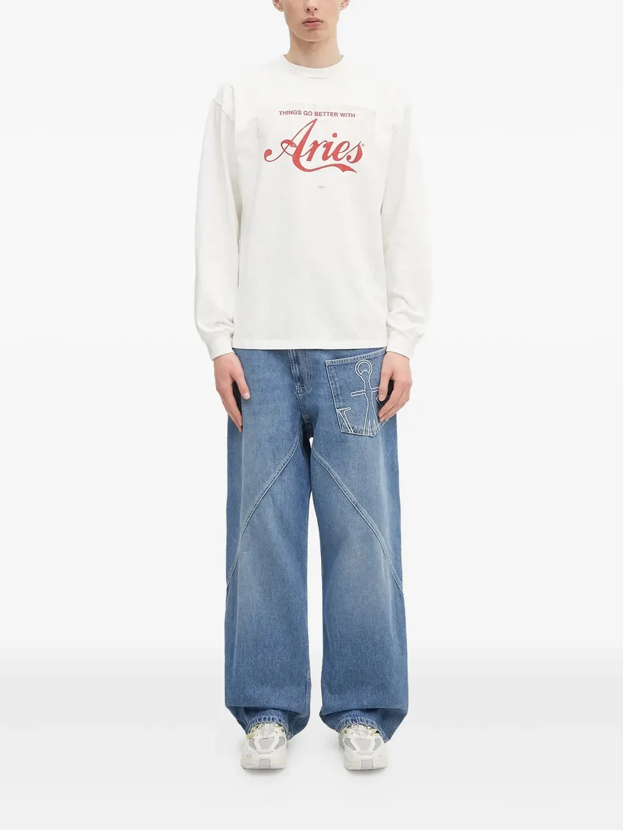 long-sleeve logo-print sweatshirt 3