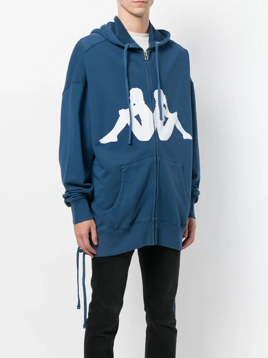 logo print hoodie 5
