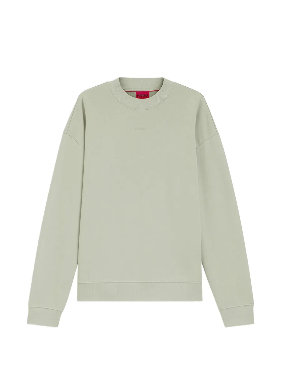 logo-embossed dropped-shoulder sweatshirt 2