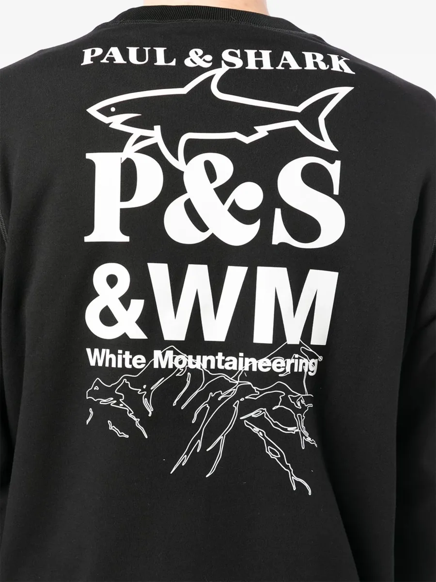 x Paul & Shark logo-print sweatshirt 10