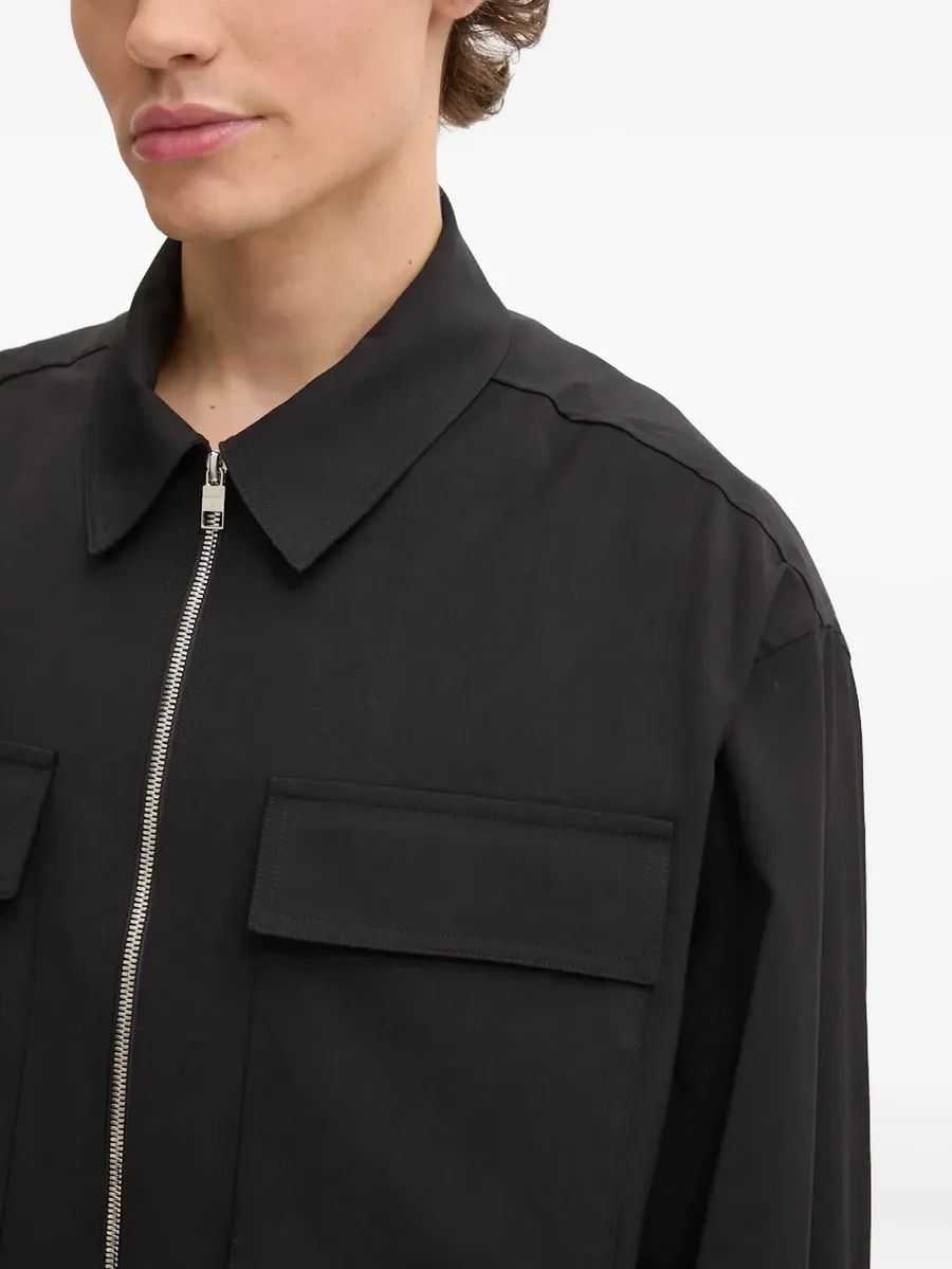 zip-fastening shirt jacket 9