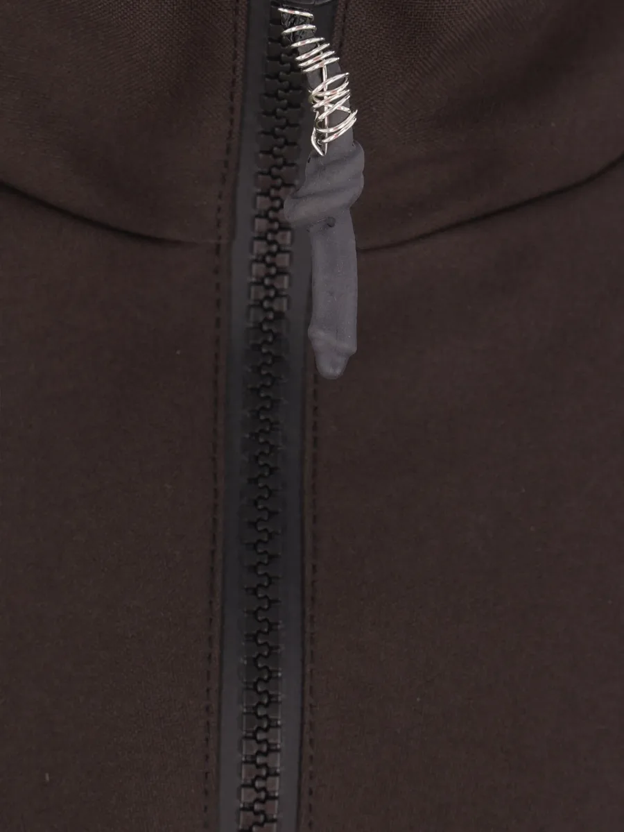 high-collar double-slider zip windbreaker 5