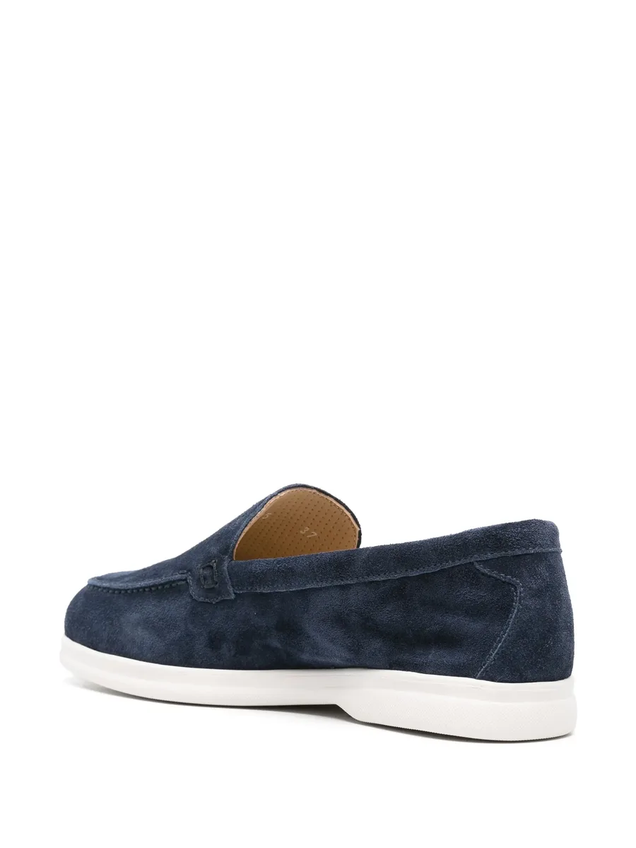 almond-toe suede loafers 5