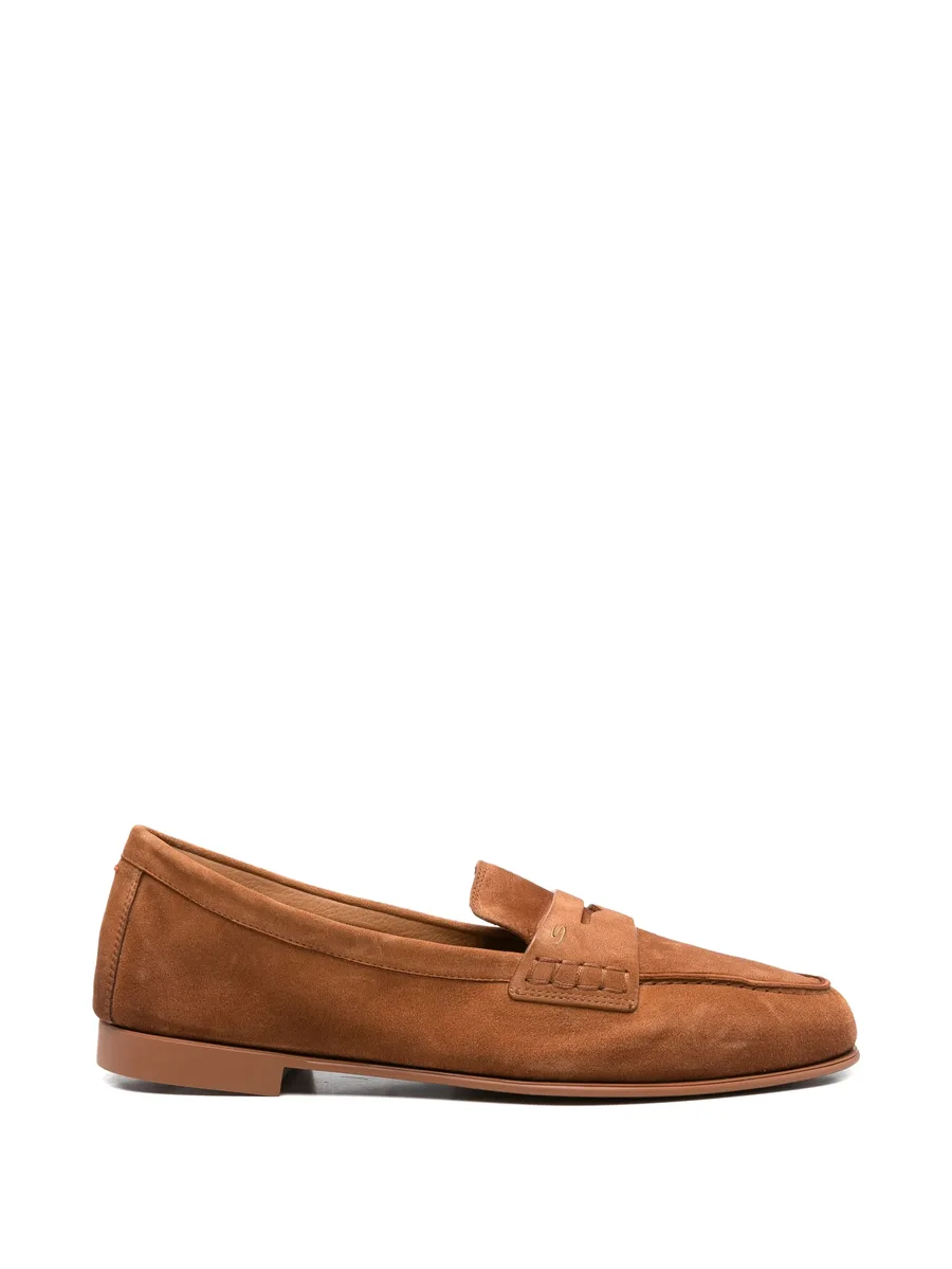 penny-strap suede loafers 2