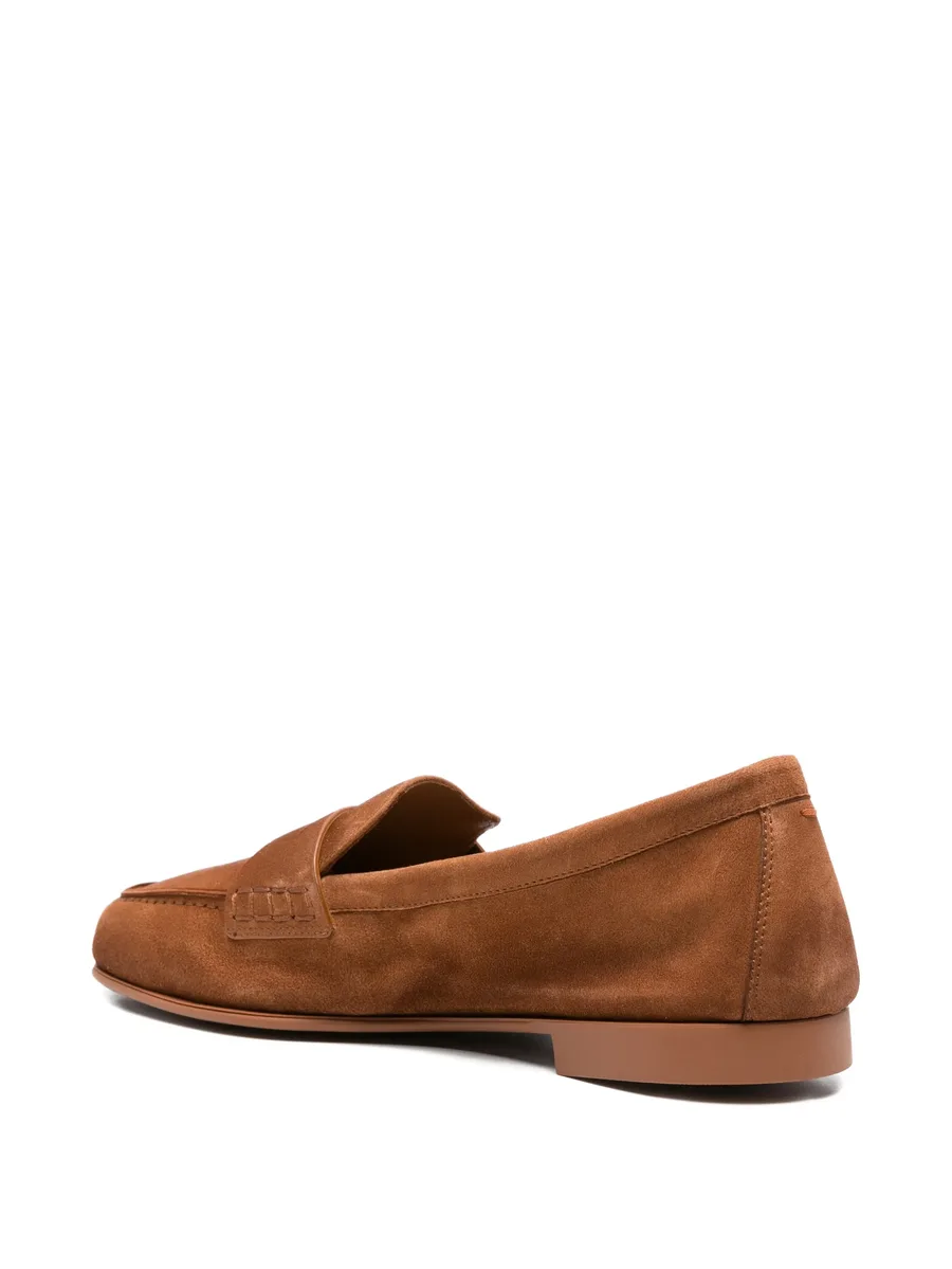 penny-strap suede loafers 6
