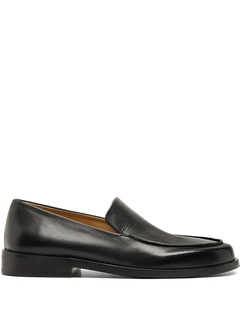 leather loafers