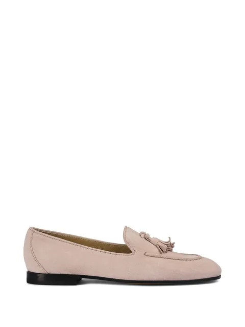 tassels suede loafers