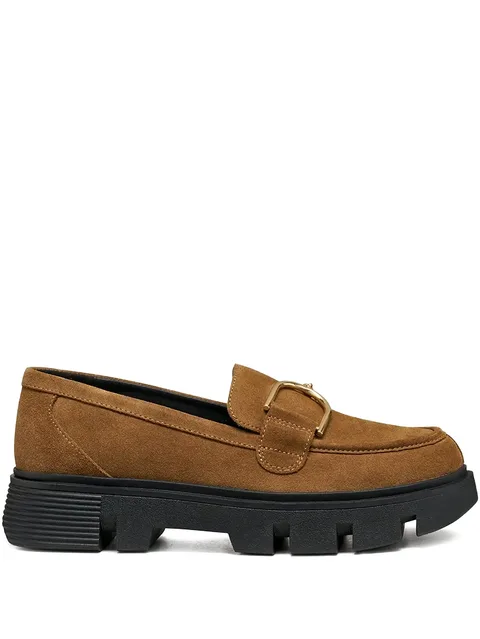 Vilde buckle lug-sole loafers