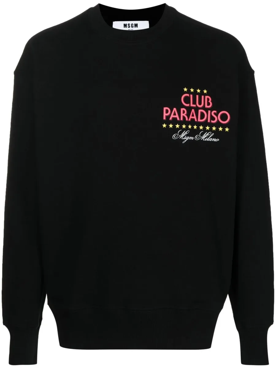 logo-print sweatshirt 1