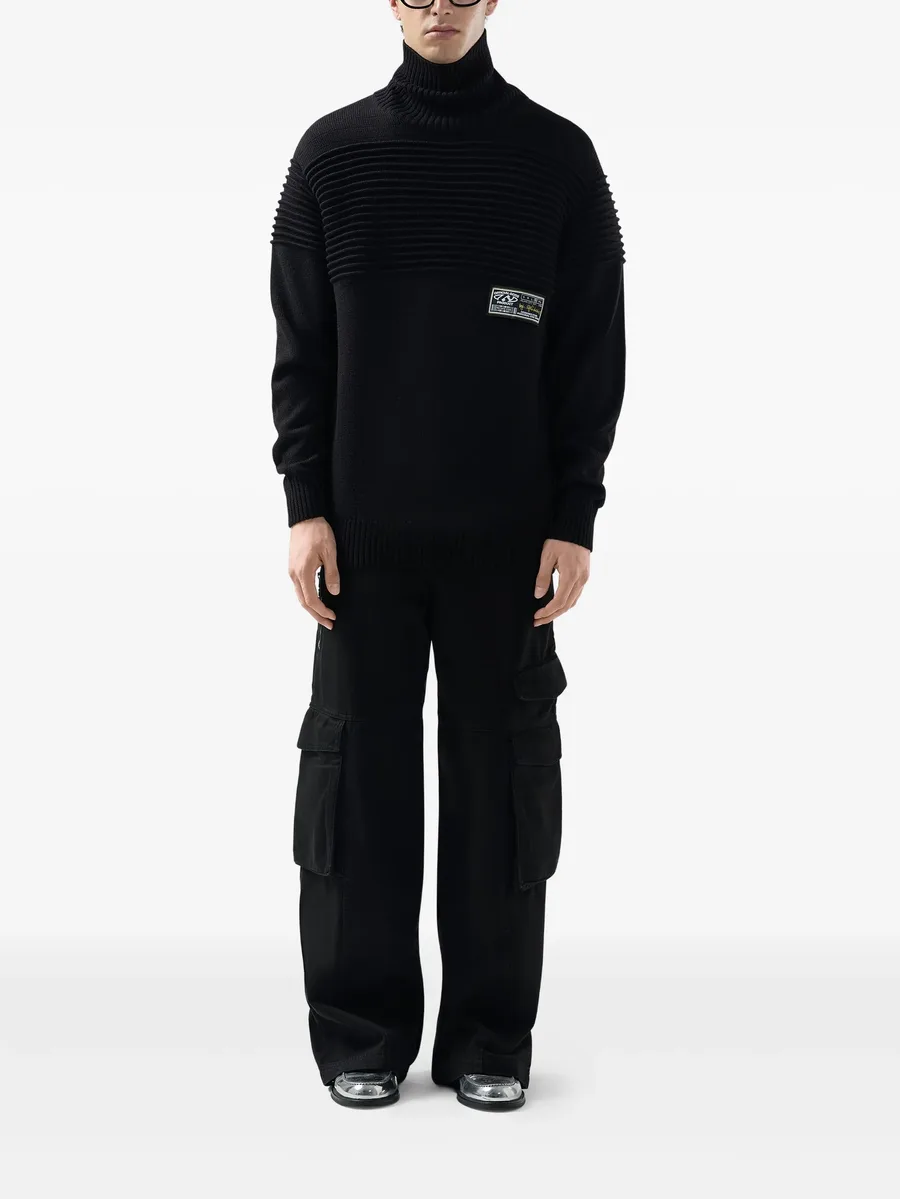 ribbed roll-neck sweater 3