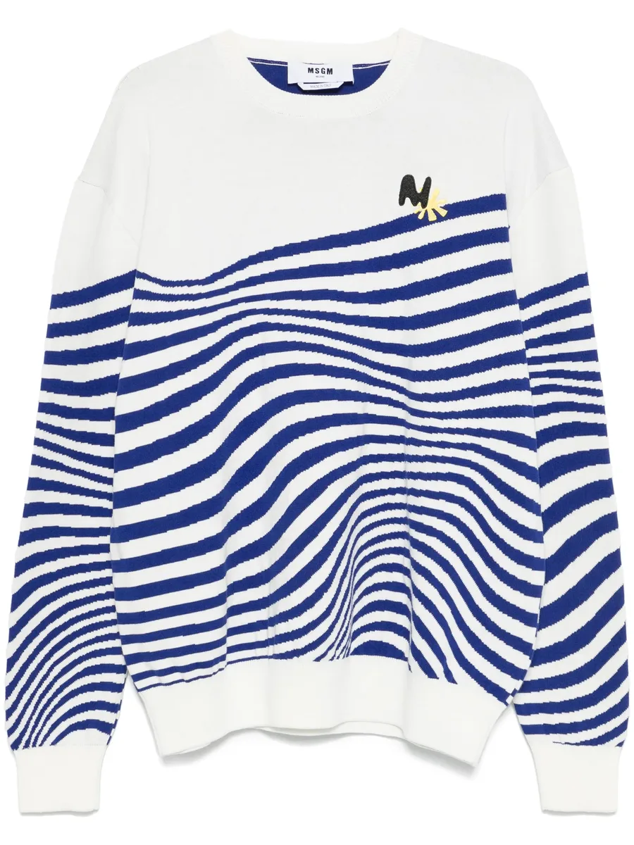 swirl cotton sweater 1