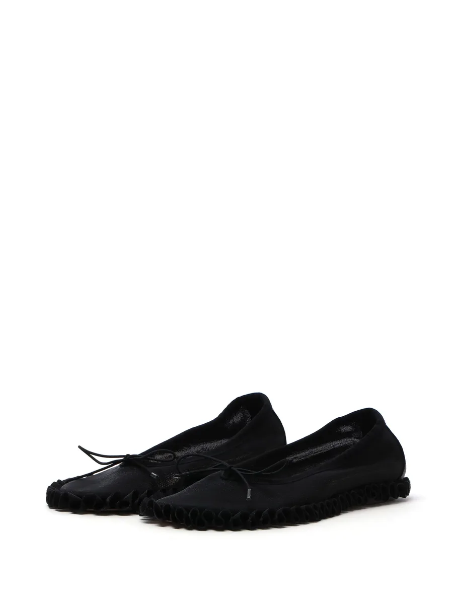 ruffled-detail ballet flats 4