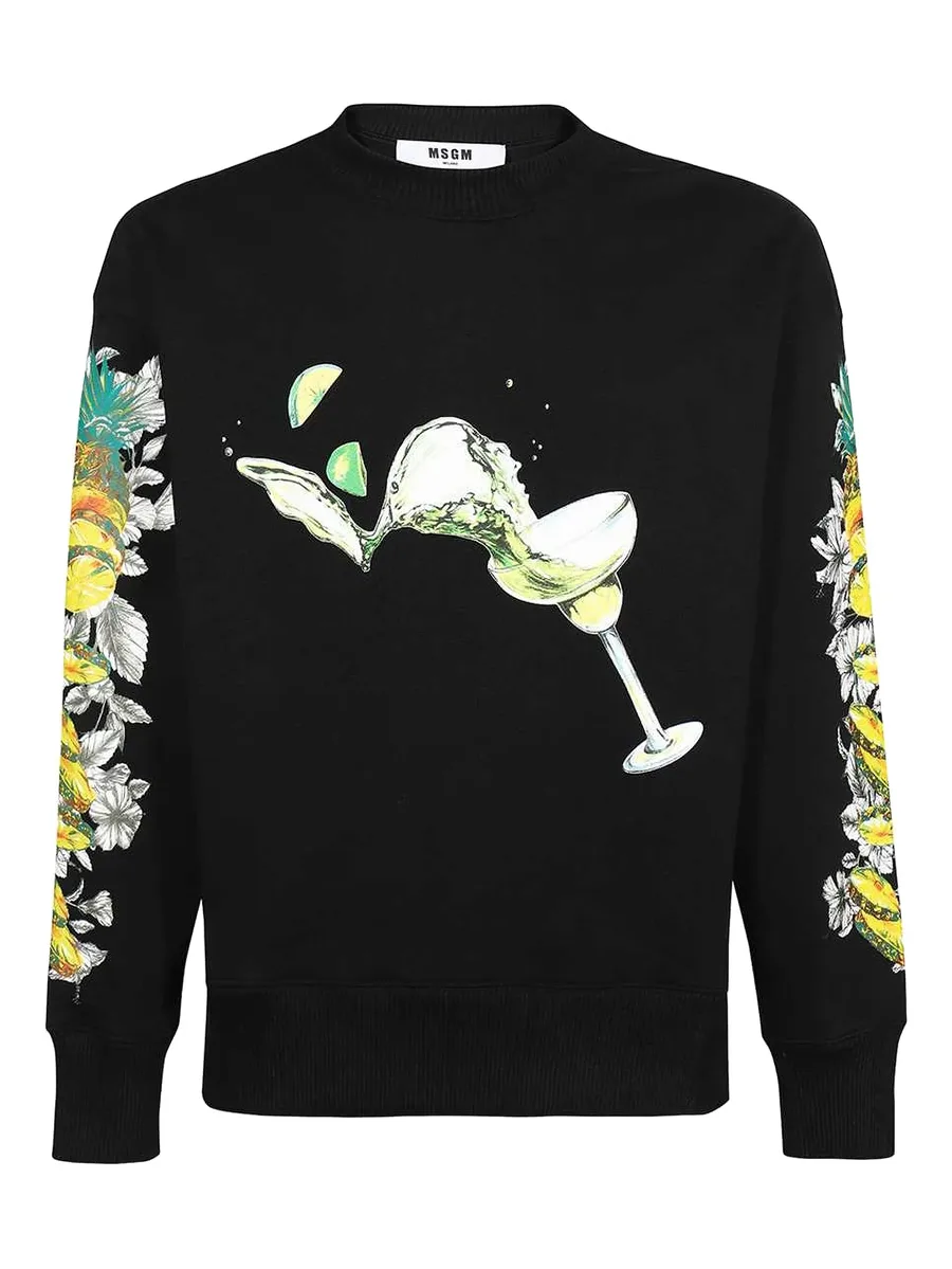 graphic-print sweatshirt 1