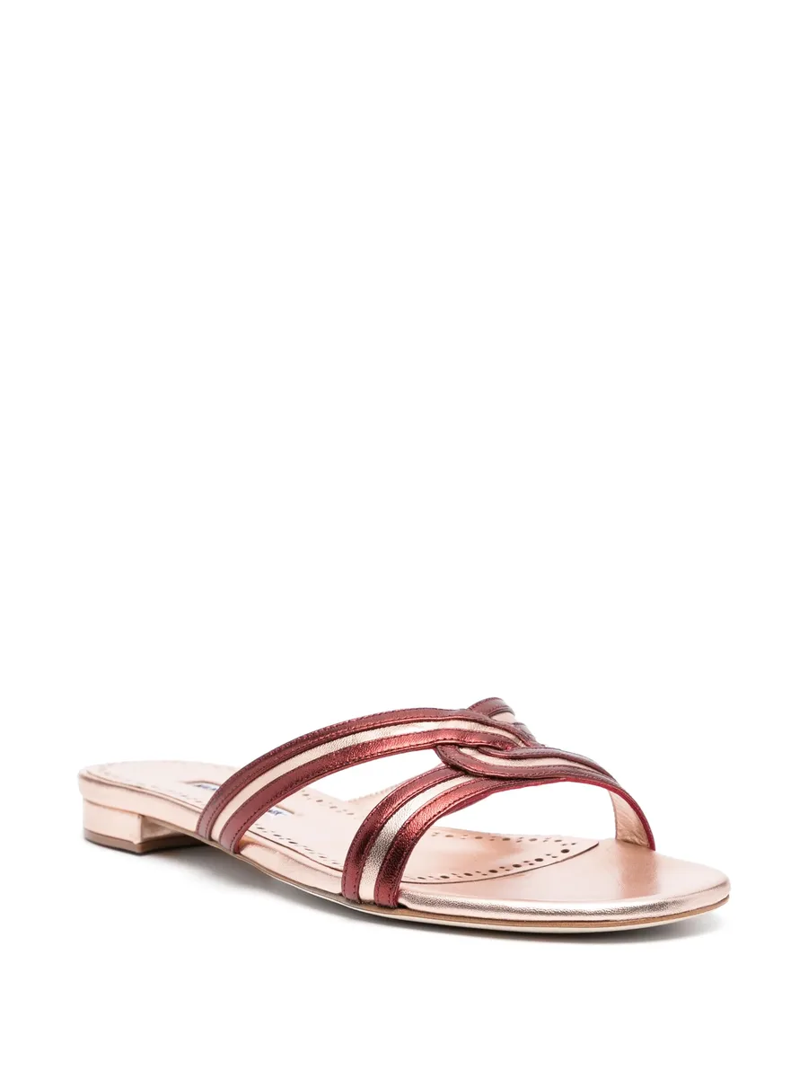 Gasachan leather slides 4