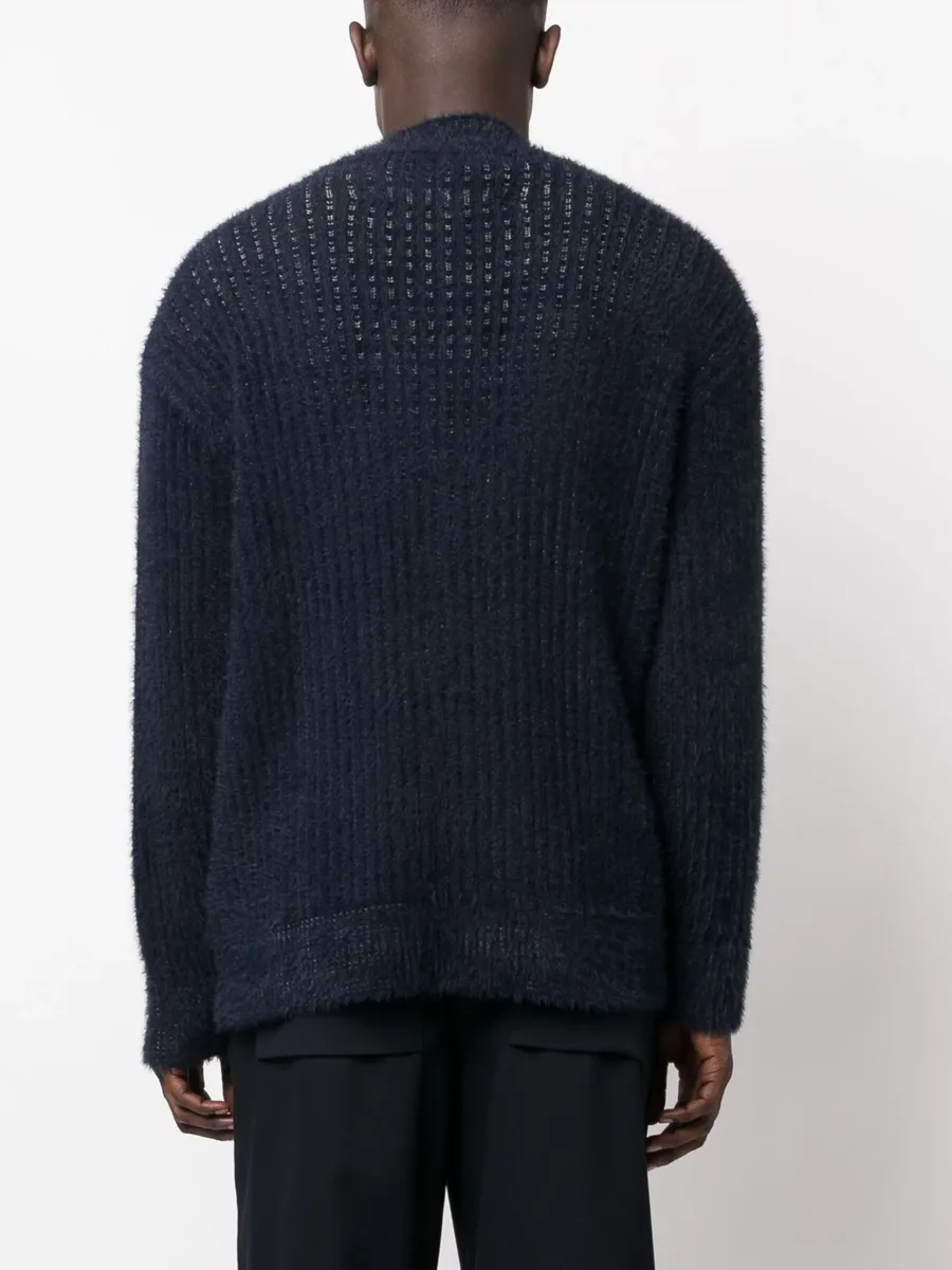V-neck knitted cardigan 7