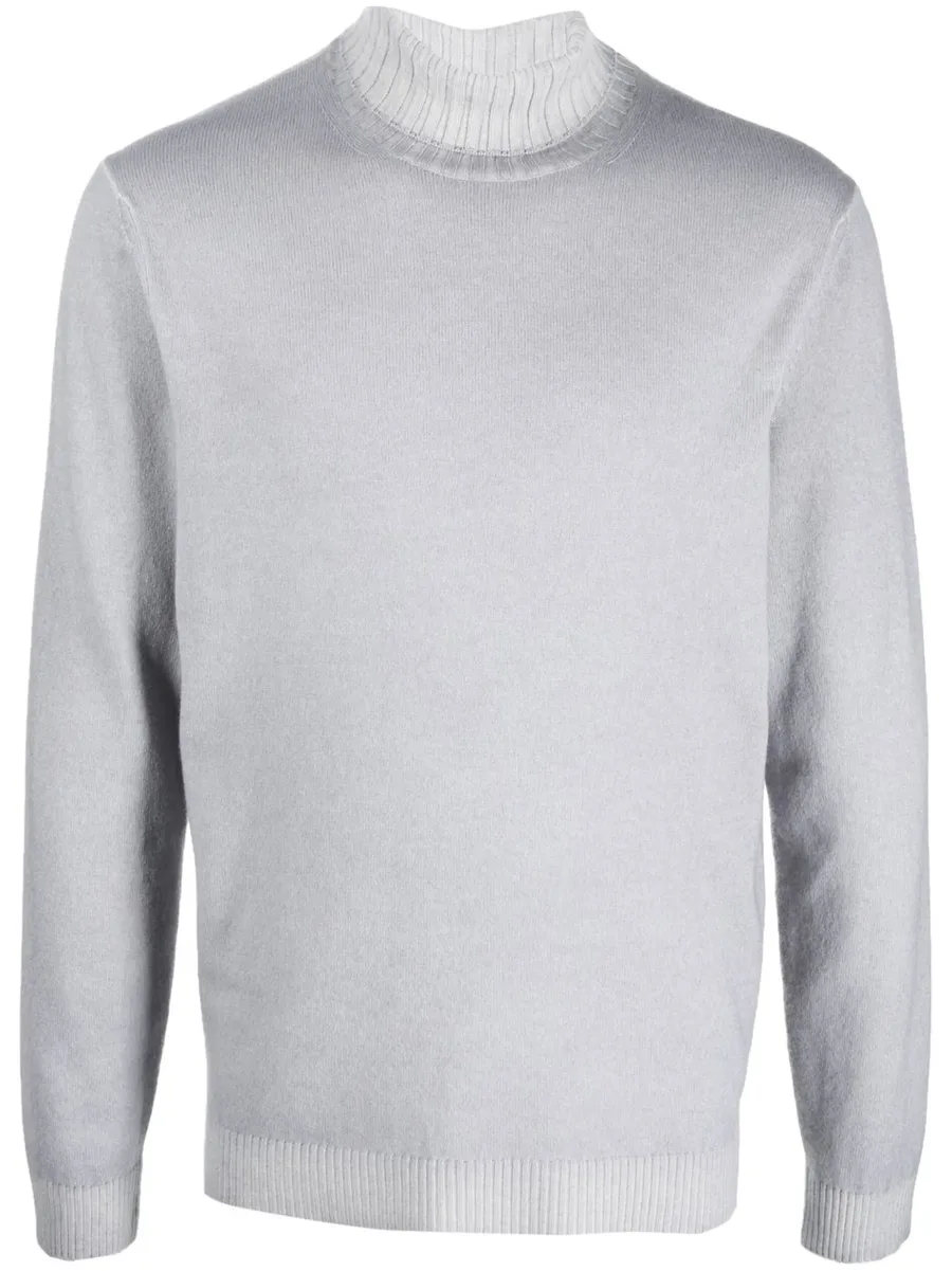 fine-knit roll-neck jumper 2