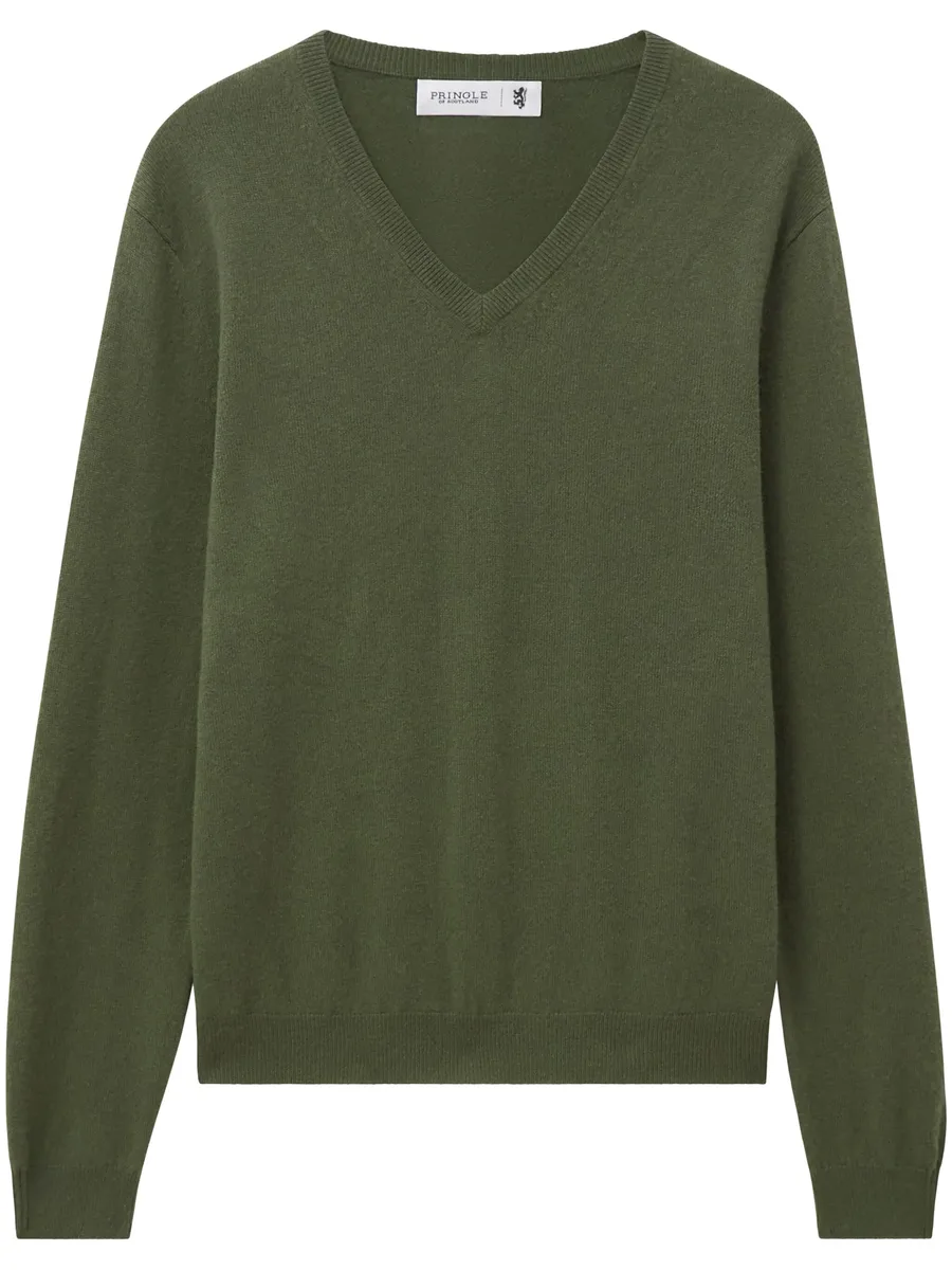 V-neck cashmere jumper 1
