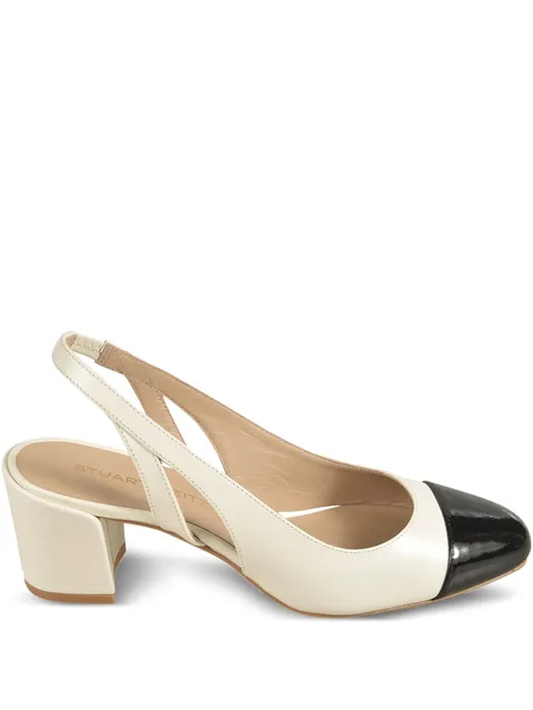 slingback block-heel pumps