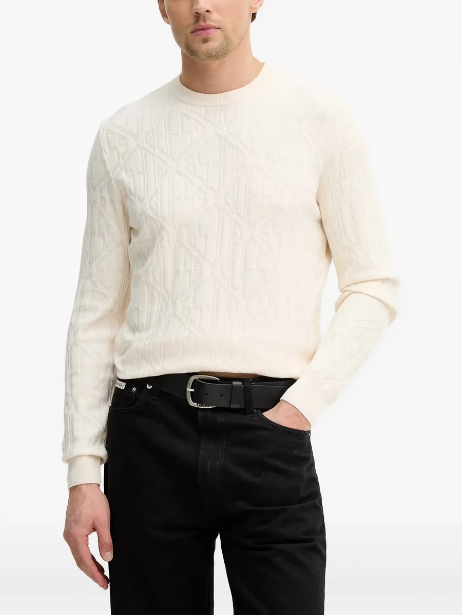 geometric-knit sweater 2