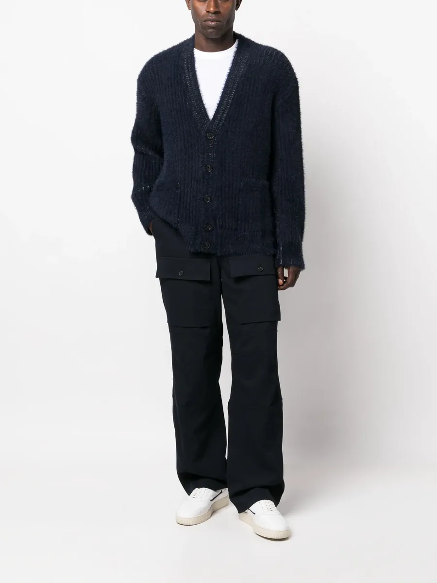 V-neck knitted cardigan 4
