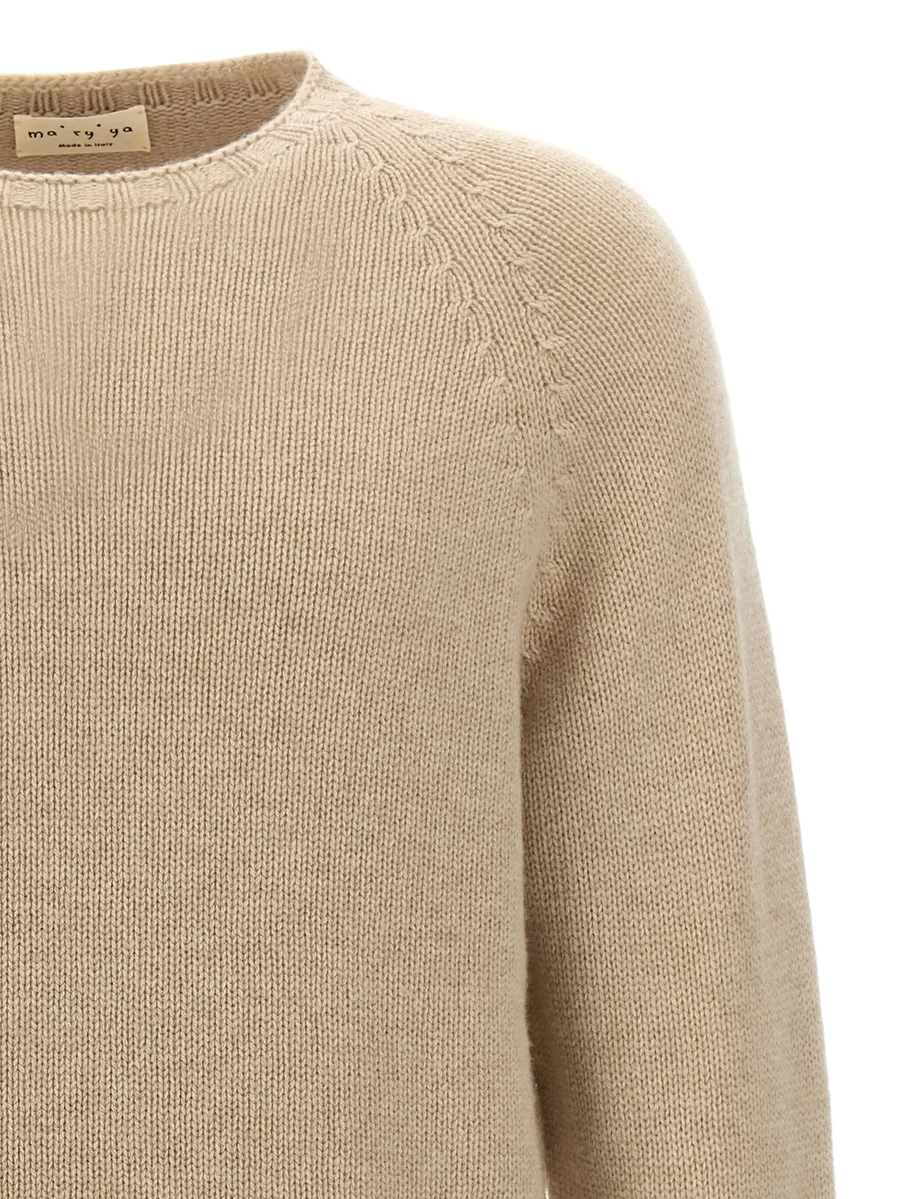 raglan-sleeve wool sweater 6