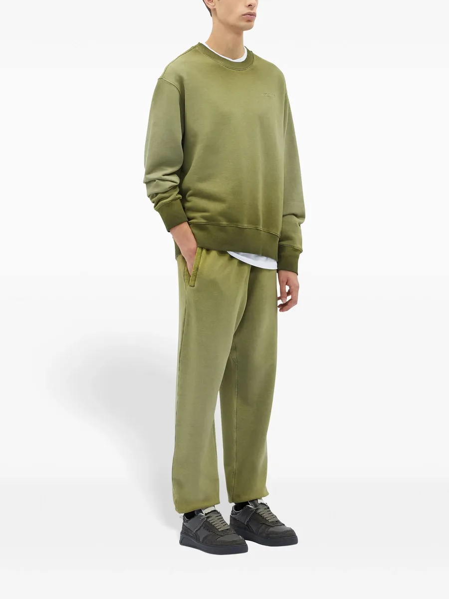 embroidered-logo cotton sweatshirt 4