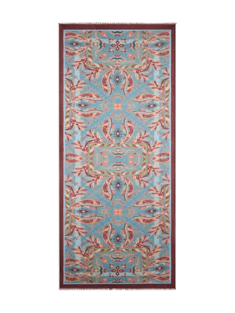 paisley-print scarf