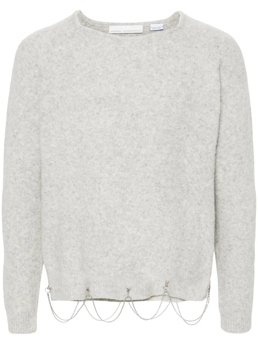 crystal-embellished wool-blend jumper 1