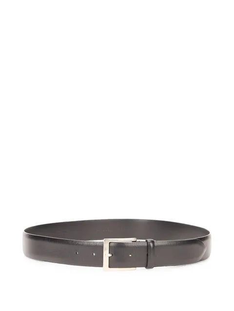 buckle-fastening leather belt