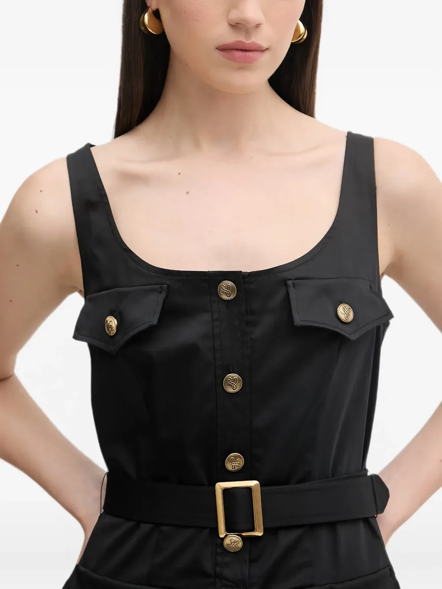 платье миди Poltrona с поясом 6