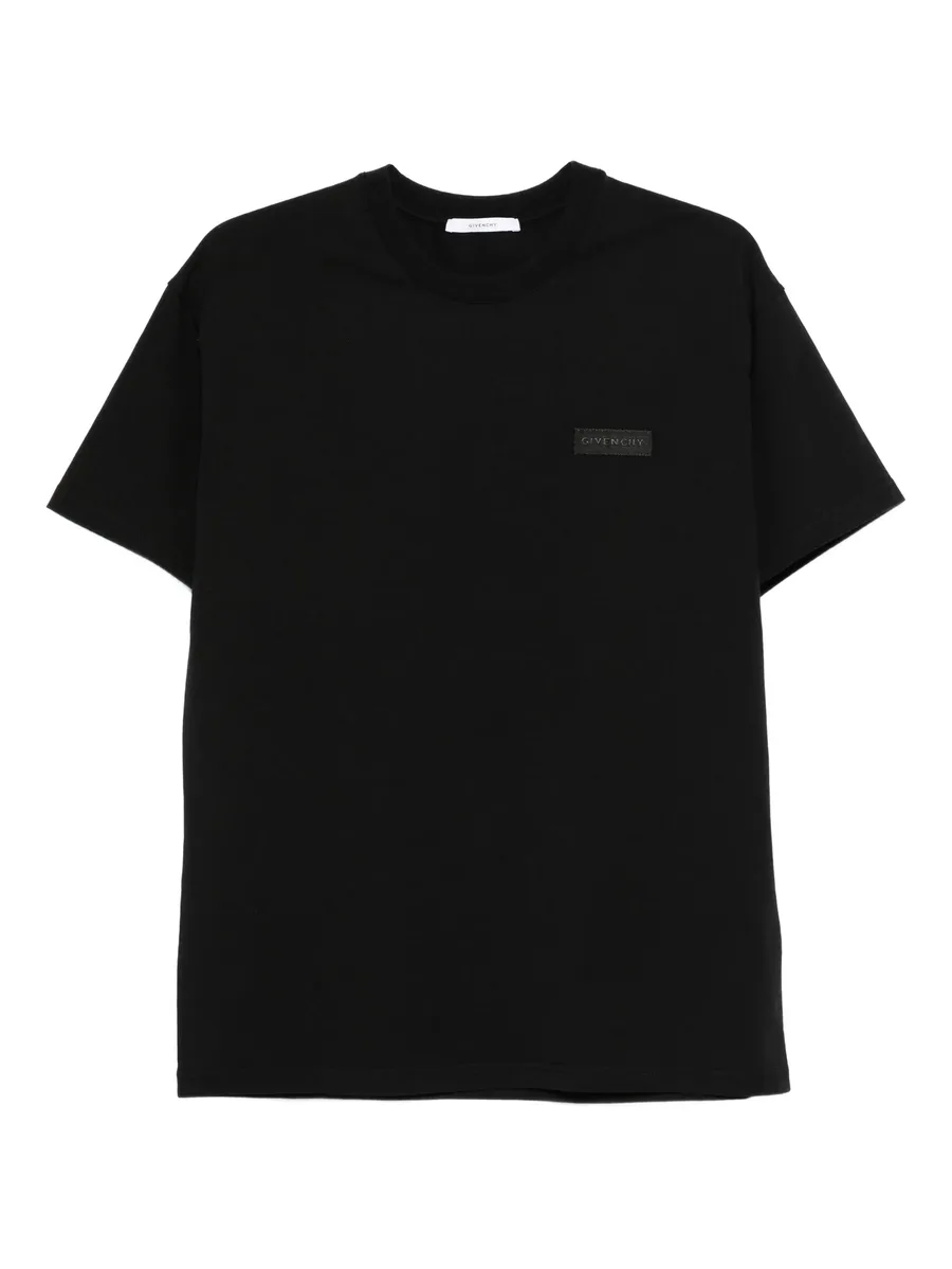 logo-patch cotton T-shirt 2