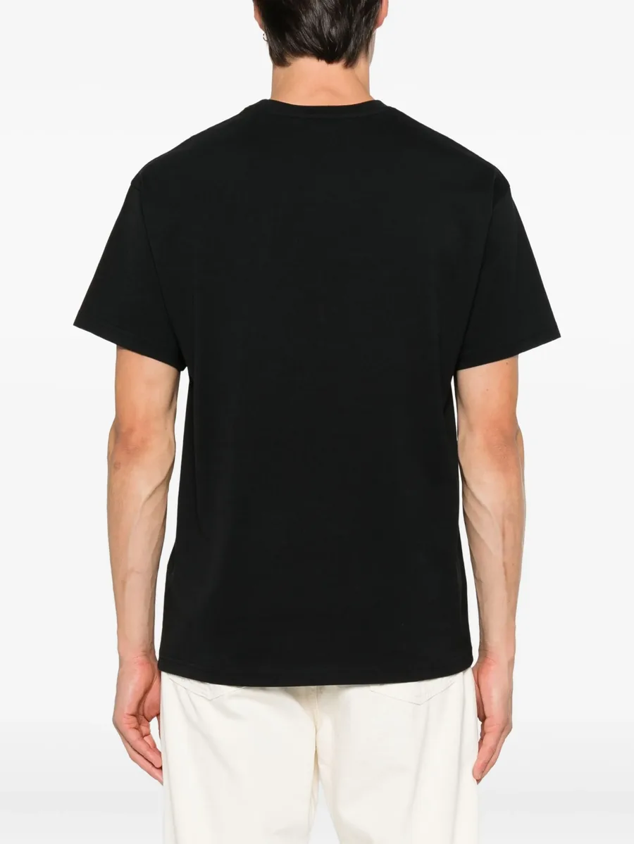 logo-patch cotton T-shirt 5