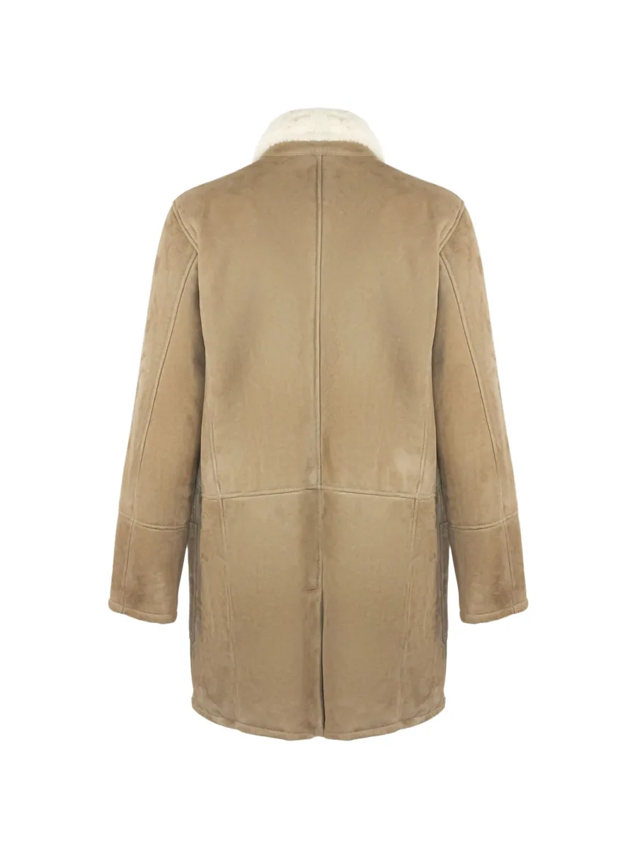 Davin fur-collar suede coat 2