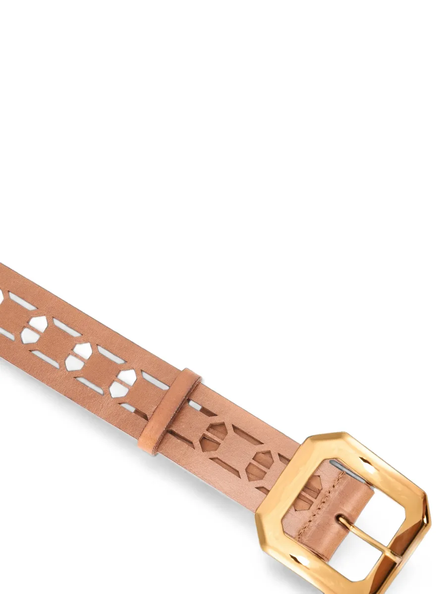 cut-out leather belt 2
