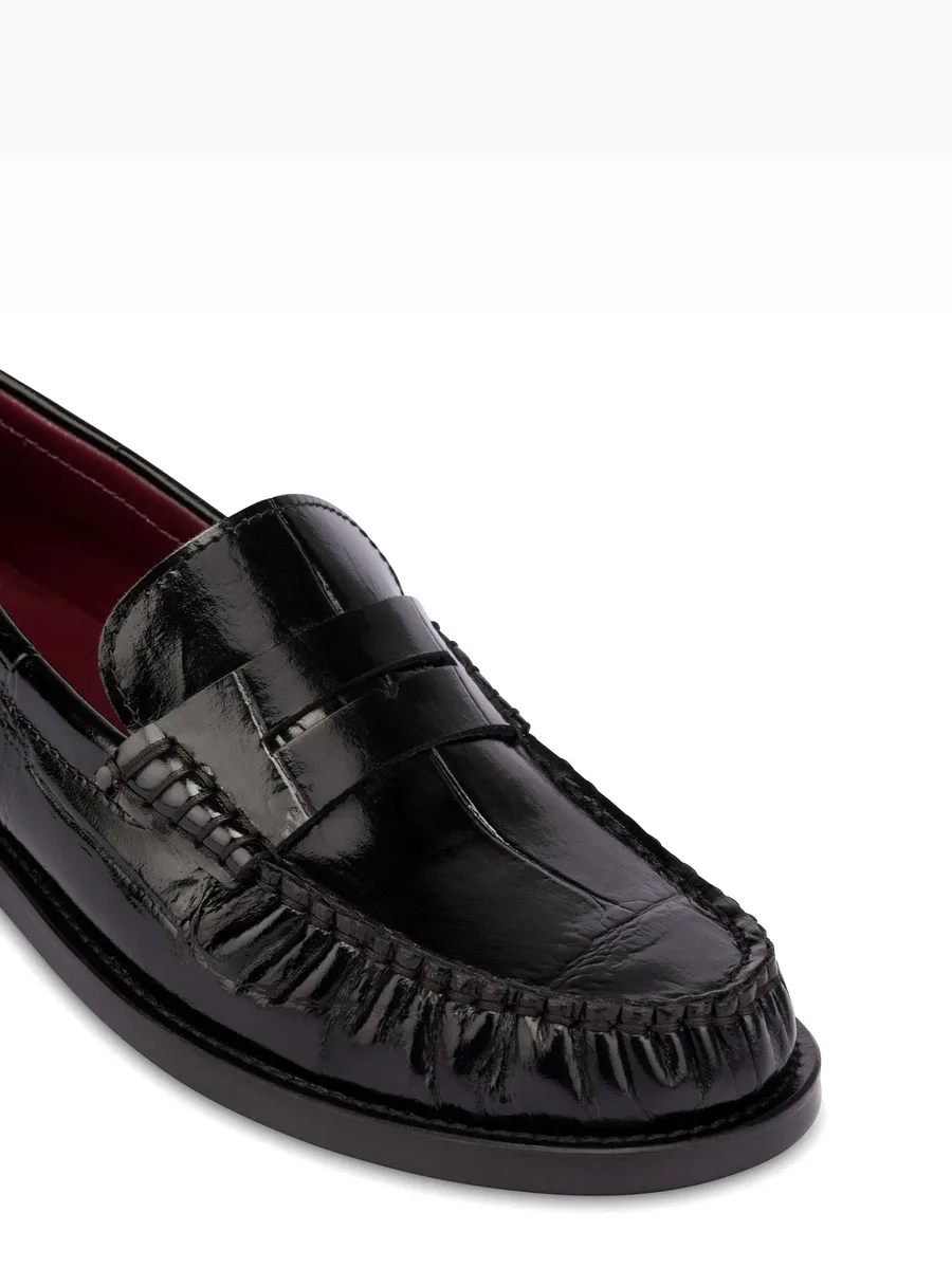 Dylan croc-effect loafers 9