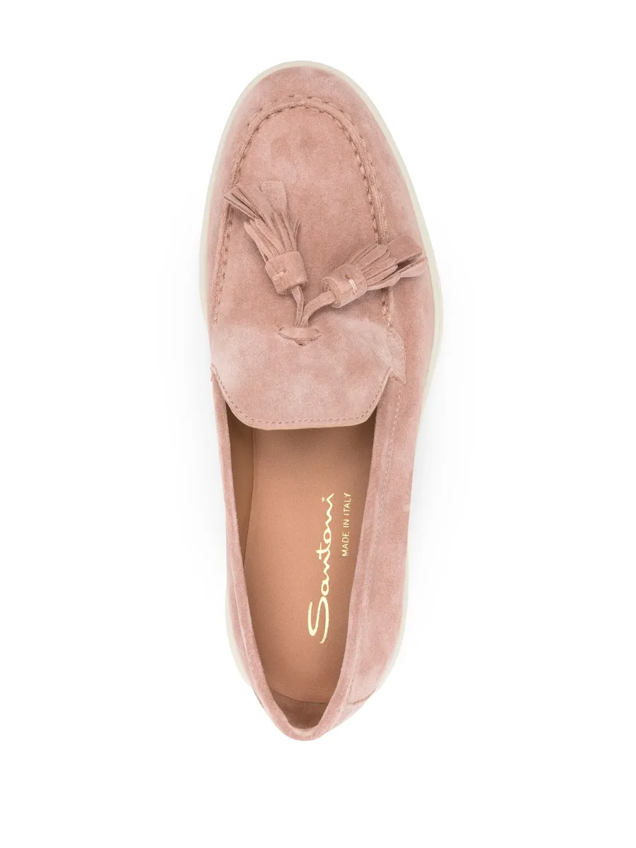 tassel-detail suede loafers 7