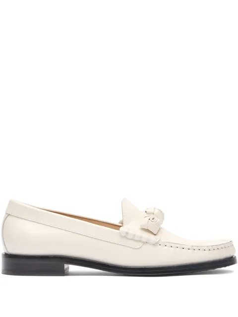 leather loafers