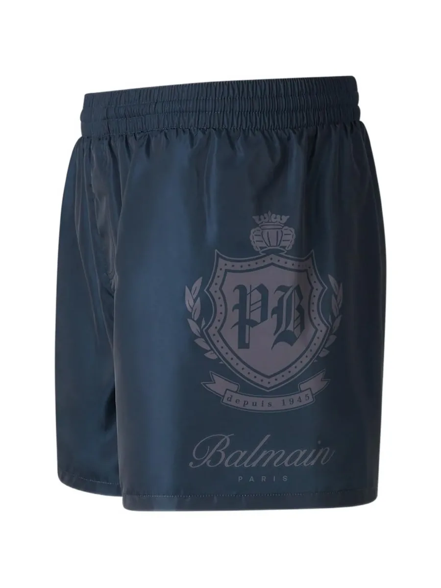 logo-print swim shorts 6