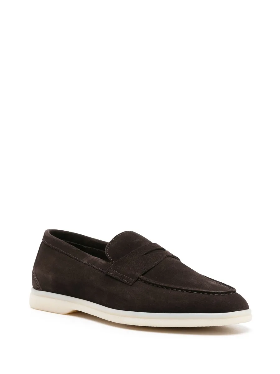 Luciana suede penny loafers 4