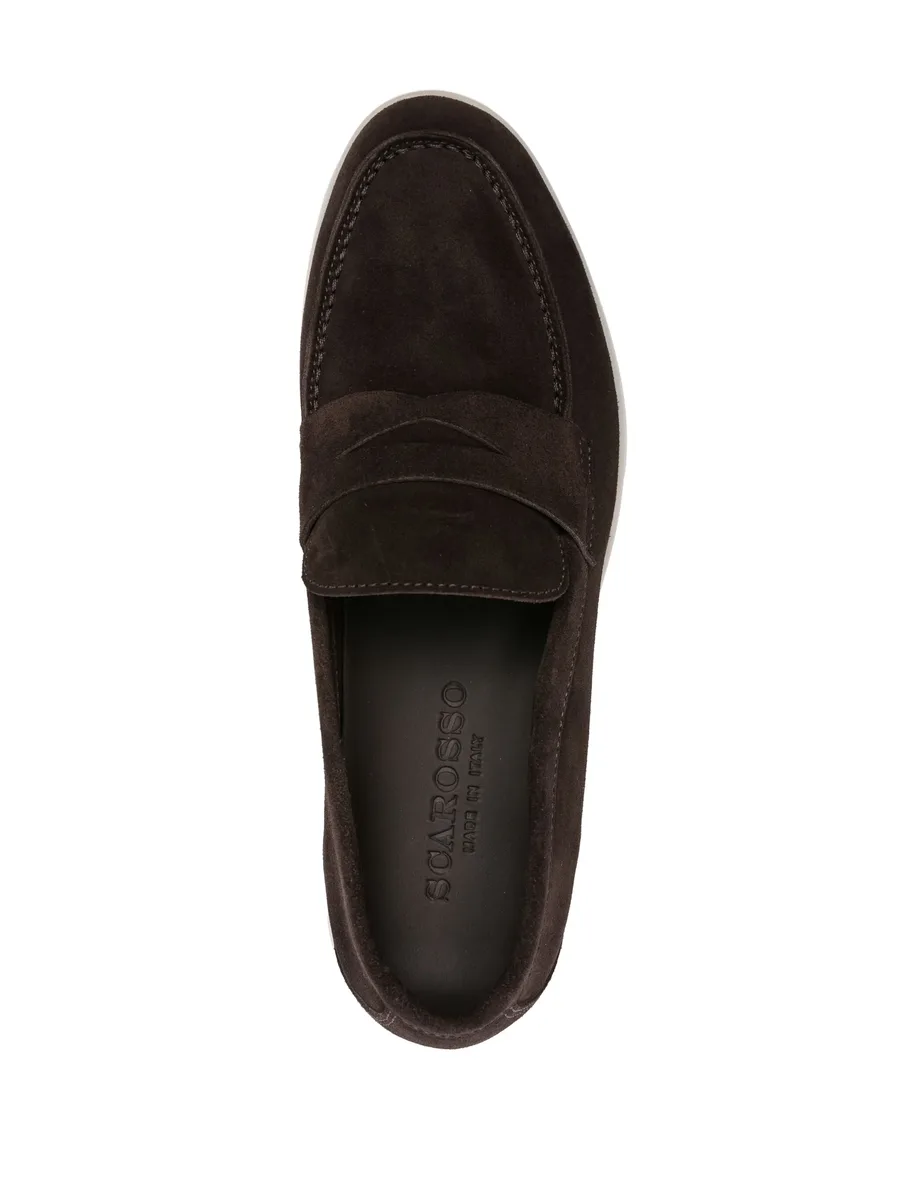 Luciana suede penny loafers 7