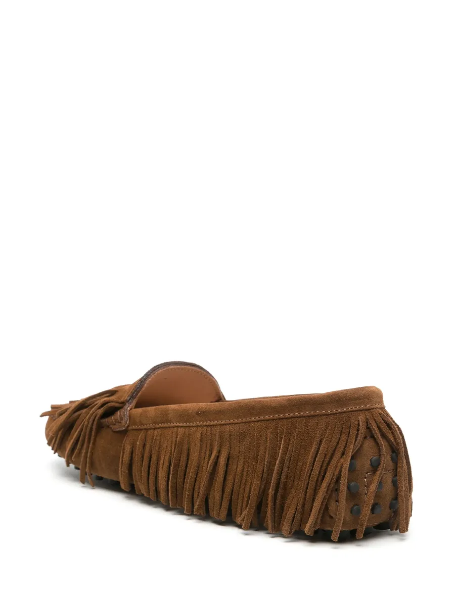 fringed suede loafers 6